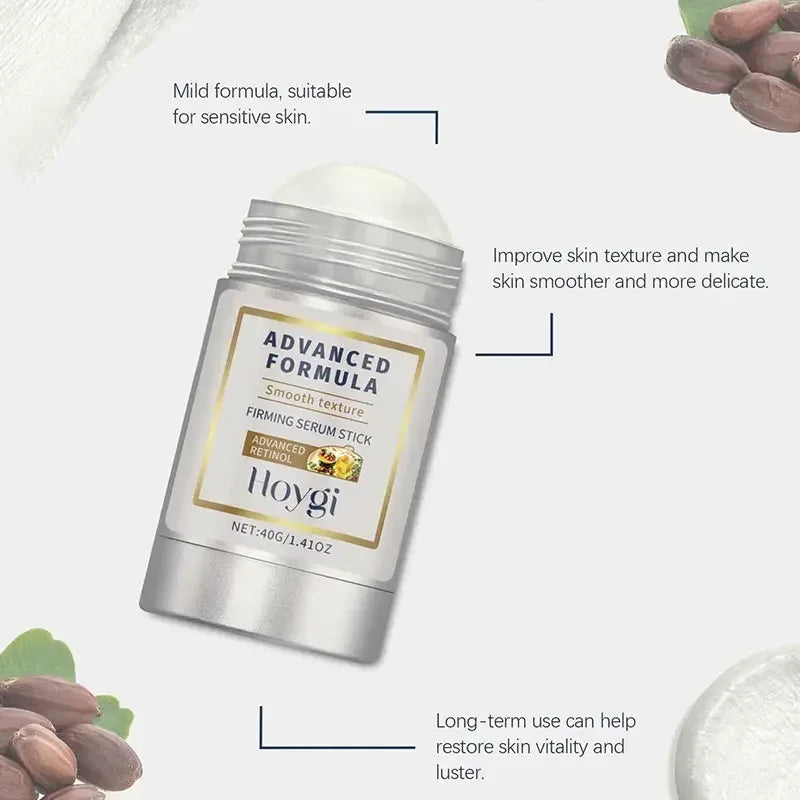 Retinol Hyaluronic Acid Stick Anti Wrinkle Tighten Pores Firming Lifting Plump Skin 24H Moisturizing Anti Aging Korean Care Balm