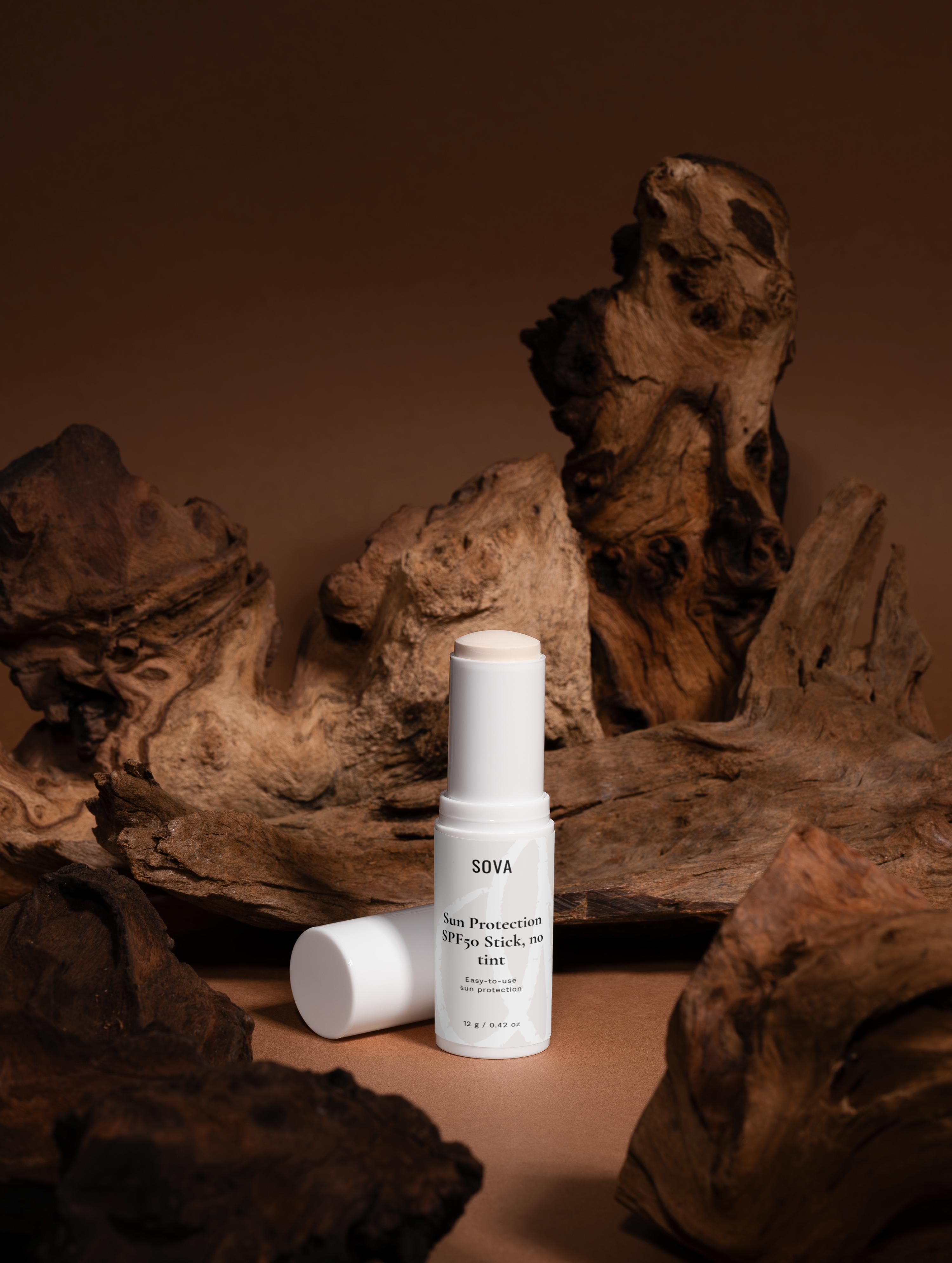 SOVA Sun Protection SPF50 Stick, no tint